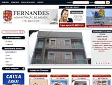 Tablet Screenshot of fernandesimoveis.imb.br
